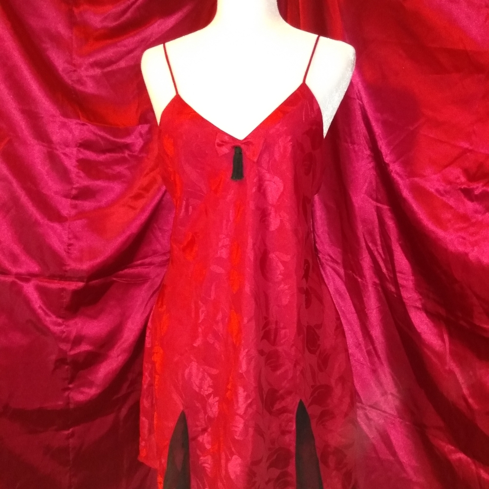 Red and Black Nightie